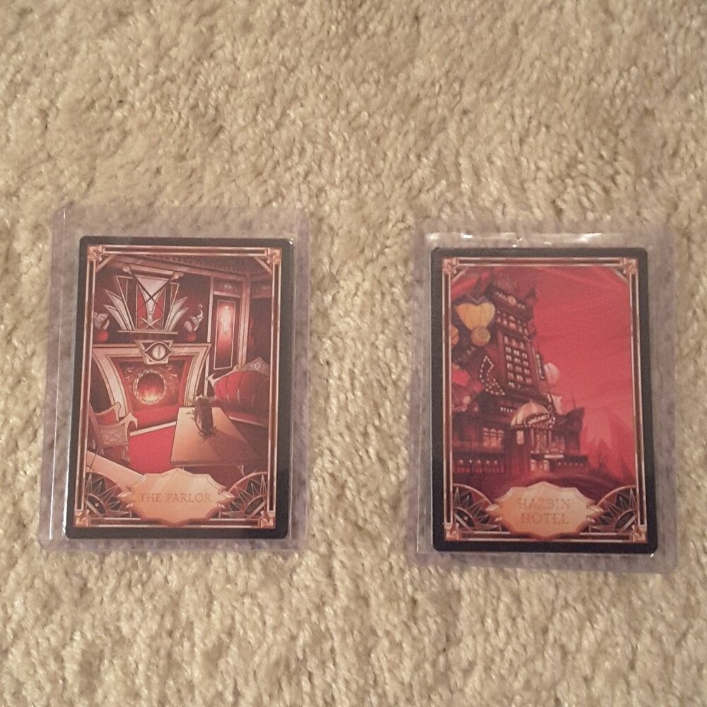 Hazbin Hotel Trading Card Lot of 2 The Parlor 32/50 and Hazbin Hotel 17/50